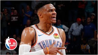 Russell Westbrook makes NBA history with 20-20-20 game | Thunder vs. Lakers | NBA Highlights