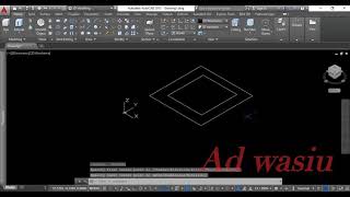 Easy Autocad  square hollow model