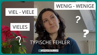 VIEL - VIELE - VIELEN - VIELES: Regeln und Ausnahmen