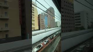 相対速度 JR京浜東北・根岸線・大船行 関内駅から石川町駅までの車窓 東側 斜め前方アングル