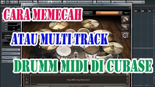 🔴 Cara multi track drum midi pada cubase