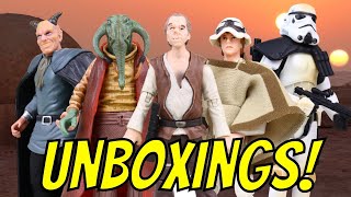 Opening Star Wars Figures Tatooine Special!