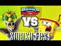 King Julien vs Classic SpongeBob SquarePants | Super Brawl Showdown v0.3.1b Full Match Gameplay