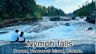 Nymph falls/ Nymph falls nature park/ attraction in Comox/ attraction in Vancouver island/ courtenay