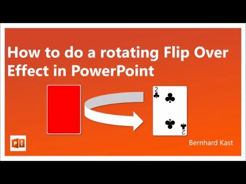 How to Make a Rotating Flip Effect in PowerPoint