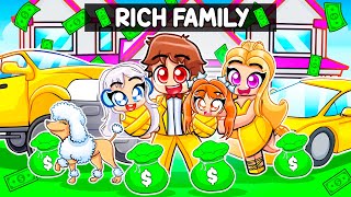 Having A RICH Family In Roblox...