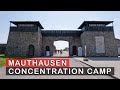 Mauthausen concentration and labour camp. Stairs of Death, crematorium, buildings, barracks - 4K UHD