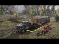 logging on muddy roads pacific p512 pf snowrunner 4k no commentary