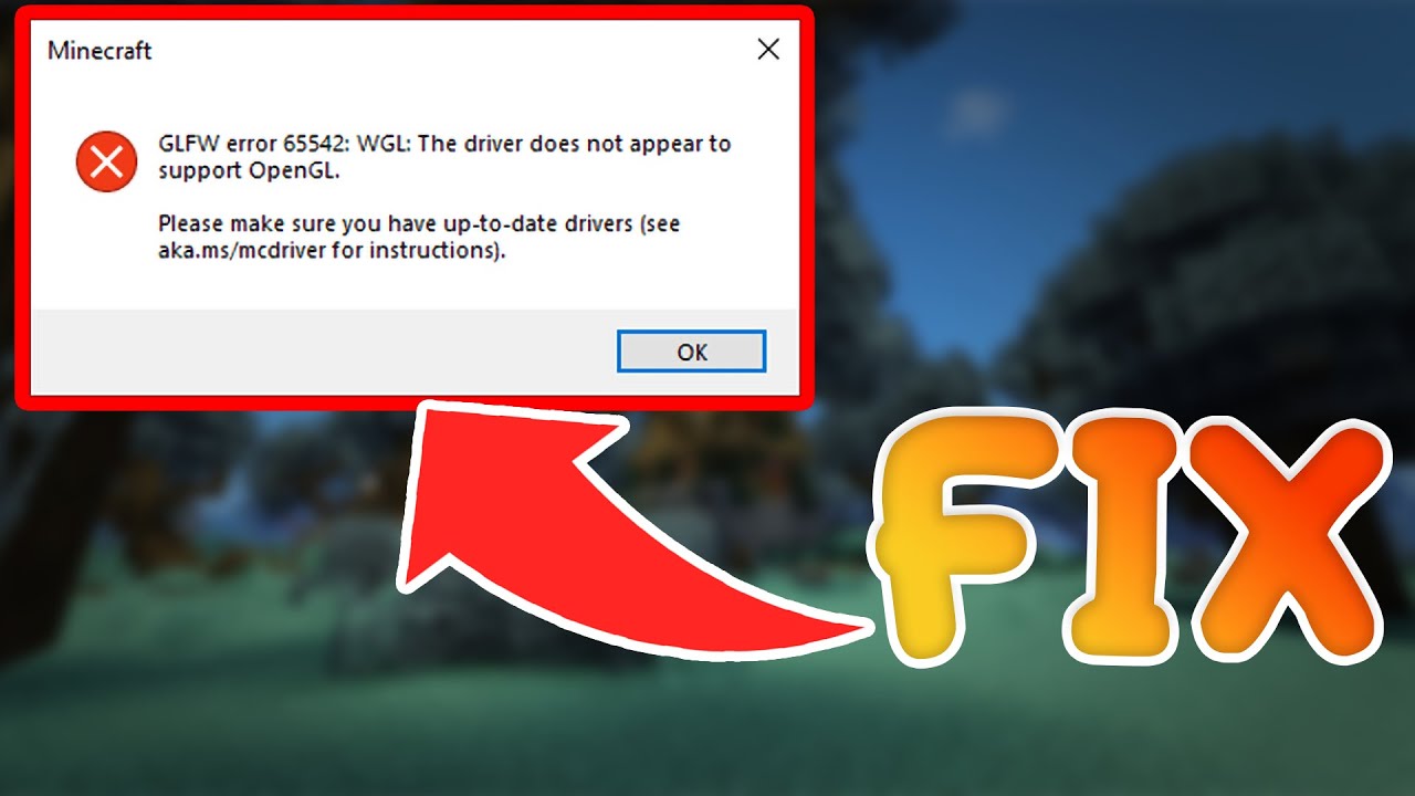 Minecraft Fix The Problem GLFW 65542 / Réparer Le Probleme GLFW 65542 ...