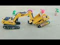 rc jcb vs truck huina rc excavator 1331 rc dump truck