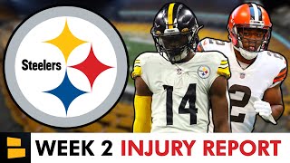 Steelers Injury News: George Pickens Suffers Hamstring Injury + Amari Cooper UNLIKELY To Play Monday
