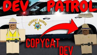 CHP PARTNER PATROL WITH HEAD DEV! Roblox LA County