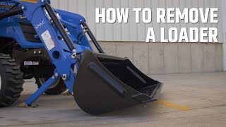 How to Remove a Loader from a New Holland Tractor | Burnips Under the Hood