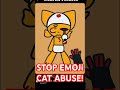 stop emoji cat abuse baby emojicat