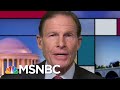 Blumenthal Questions Truthfulness Of President Trump Jr.'s Senate Testimony | Rachel Maddow | MSNBC