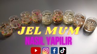 Jel Mum Yapımı(deyatlı anlatım)#mum#kendinyap#benimleyap