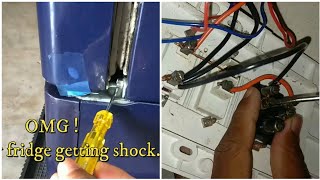 ✔️ How to solve current shock from my fridge | My fridge getting current shock | utsource