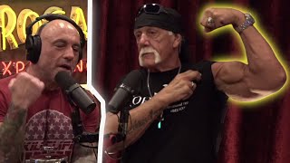 Hulk Hogan 70 years old bicep and tricep gane shock Joe Rogan