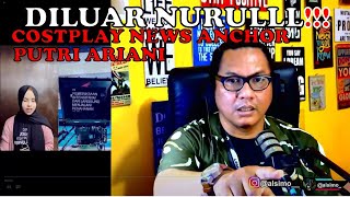 🔴AUTO AFK NONTON INI❗PUTRI ARIANI COSTPLAY JADI NEWS ANCHOR