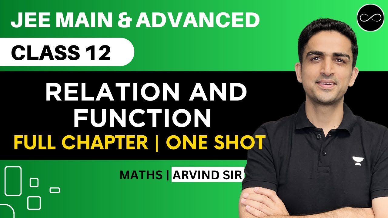 Relation And Function Class 12 One Shot Jee Main Advanced