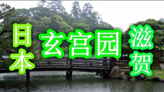 日本之旅：滋贺县　玄宫园（Genkyuen）　眺望彦根城的天守阁作为“借景”的好景点　滋贺03 Moopon