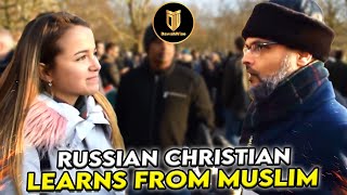 Christian Lady Discusses With Muslim About Islam And Christianity | Hashim | Speakers Corner