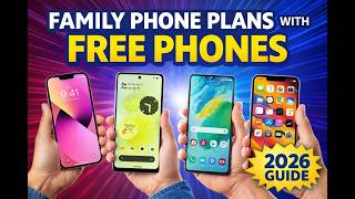 Best Family Phone Plans with FREE Phones (2026 Guide)