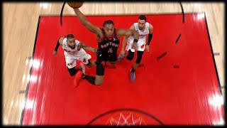 Scottie Barnes with the steal and thunderous slam - Raptors vs Heat | March 28, 2023