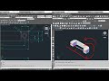 오토캐드 autocad 기초 3d 42강 3d 연습 도면 예제 풀이