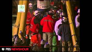 The First Chilean Miner Is Rescued