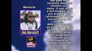 Craig josiah Auguste mem