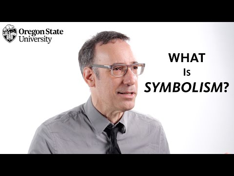 What is symbolism in a literary work?