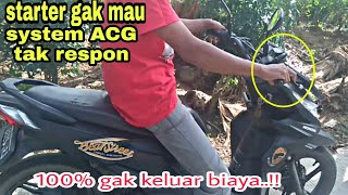 Cara Mengatasi Beat Street Starter Tangan Mati (Sistem ACG gak respon)