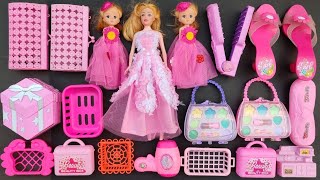 Most satisfying unboxing with modern barbie doll makeup toys | Hello kitty toys | ASMR