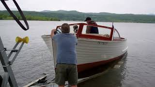 1957 23' Lyman Runabout Sea Trial Milestone Passed! 5 30 2019