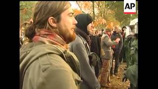 Protesters in Germany took to the streets speaking out against nuclear waste that is to be stored in