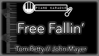 Free Fallin’ - Tom Petty // John Mayer - Piano Karaoke Instrumental