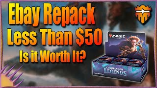 Commander Legends Booster Box Ebay Repack Pulls! - Is it Worth It?