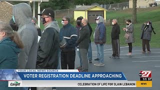 Pa. voter registration deadlines approaching