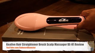 Kealive Hair Straightener Brush Scalp Massager BE-H1 Review