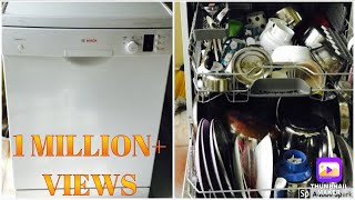 பாத்திரம் கழுவும் மிஸின் BOSCH Dishwasher Full Demo and Review in Tamil | with Indian utensils