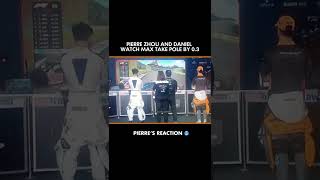 Pierre's reaction to Max Verstappen pole position in Mexico 🥶