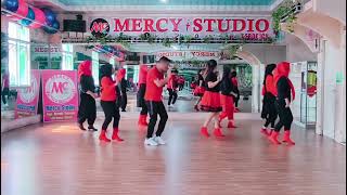 New Vacilon Cha Cha Cha - Line Dance / Demo by Mercy Studio Palembang