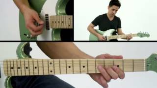 Texas Blues Guitar Lesson - #35 - Rhythm Factory - Corey Congilio