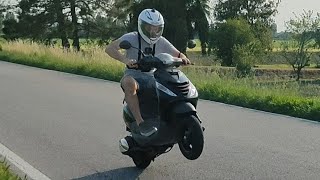 PIAGGIO ZIP SP 300 cc 4t LC di Piero - Primo test su strada on board camera