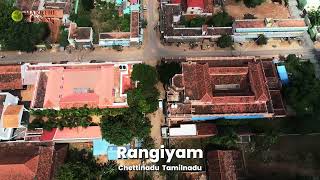 Rangiyam Chettinad Village | Drone View #architecture #chettinadu #chettiar_history