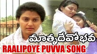 Raalipoye Puvva Song - Nassar Songs - Matru Devo Bhava Movie Songs - Madhavi, Nassar, Y  Vijaya