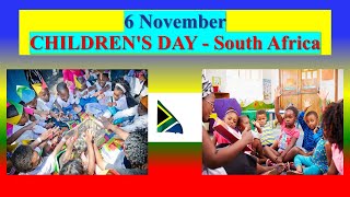 Gelukkige Kinderdag - Suid-Afrika || Children's Day in South Africa -  6 November 2023