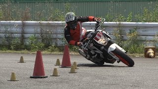 2016 5 22 Dunlop Moto Gymkhana Ohtaki 選手 KTM 690DUKE heat 1