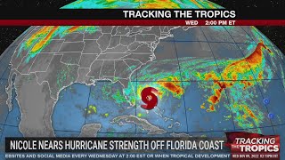 Tropical Storm Nicole expected to become hurricane as it approaches Florida
